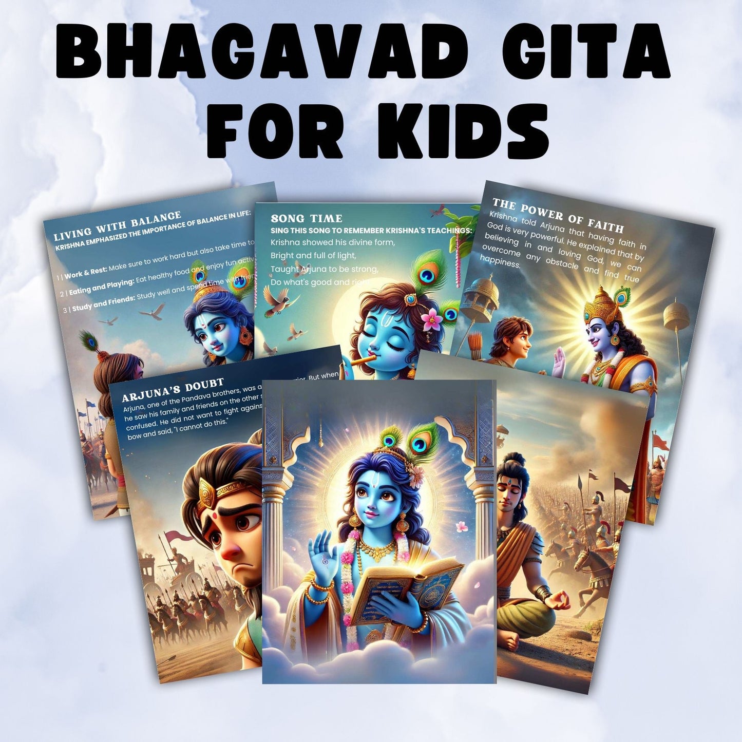 Bhagavad Gita for Kids - Printable Ebook